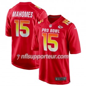 Maillot Homme Kansas City Chiefs Patrick Mahomes 15 Nike Rouge 2019 Pro Bowl
